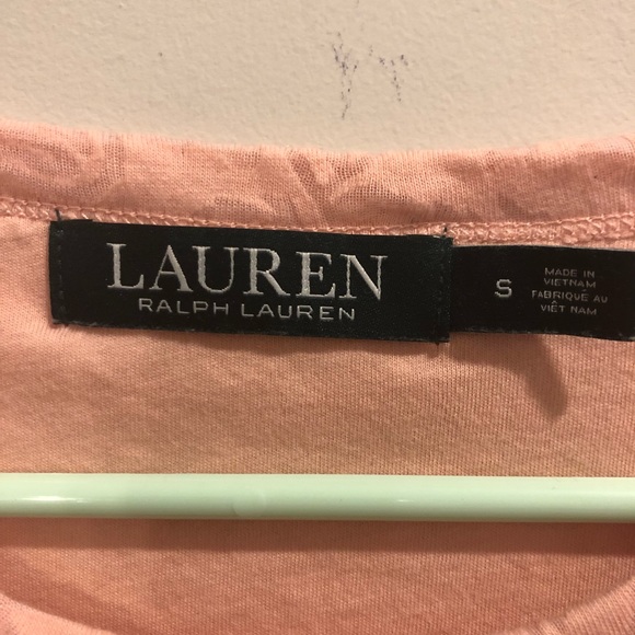 Lauren Ralph Lauren Lace Pink Orange Long Sleeve - Picture 4 of 6